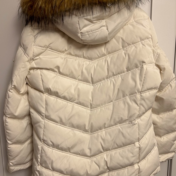 Calvin Klein cream hooded parka - Picture 4 of 7